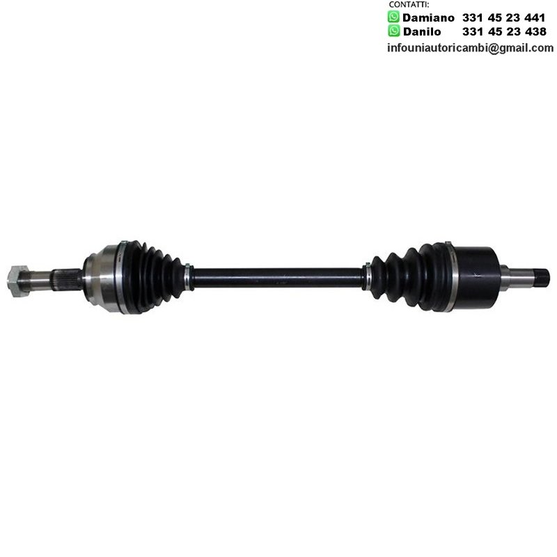 Albero motore / semiasse ANTERIORE SINISTRO SX PEUGEOT​ MANAGER DAL 2006  PEUGEOT​ BOXER ​ DAL 2006  FIAT DUCATO DAL 2006  CITROEN JUMPER DAL 2006  CITROEN RELAY DAL 2006