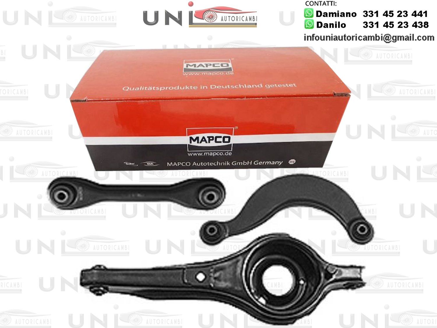 Kit Bracci Oscillanti 3 Pezzi Mapco Ford Focus (DAW , DBW) da 1998 / C-MAX da 2002 / Ford Focus II da 2004