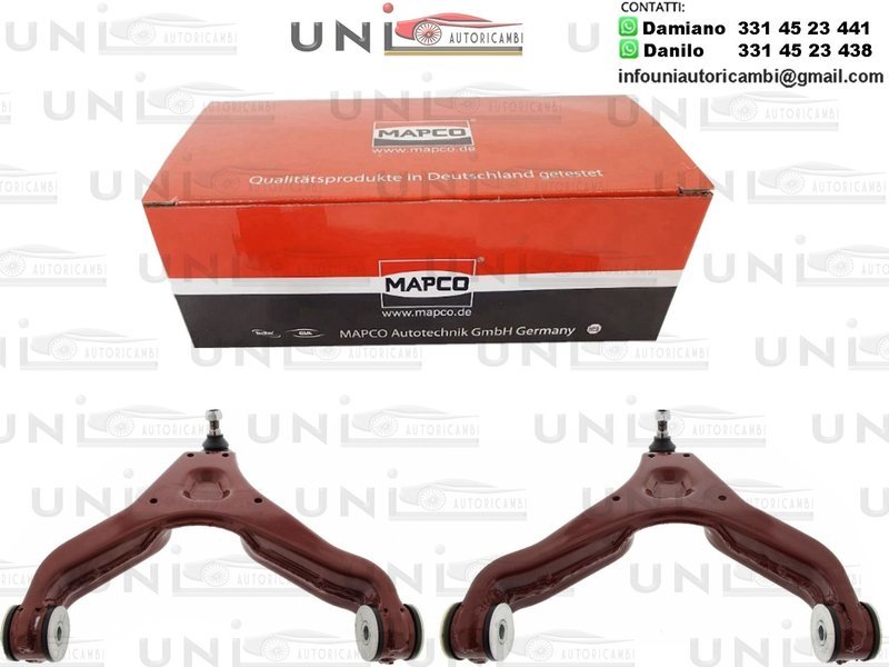 Kit 2 Bracci Anteriori Rinforzati Mapco Iveco Daily III / Iveco Daily​ IV /  Iveco Daily​ V da 1999 a -