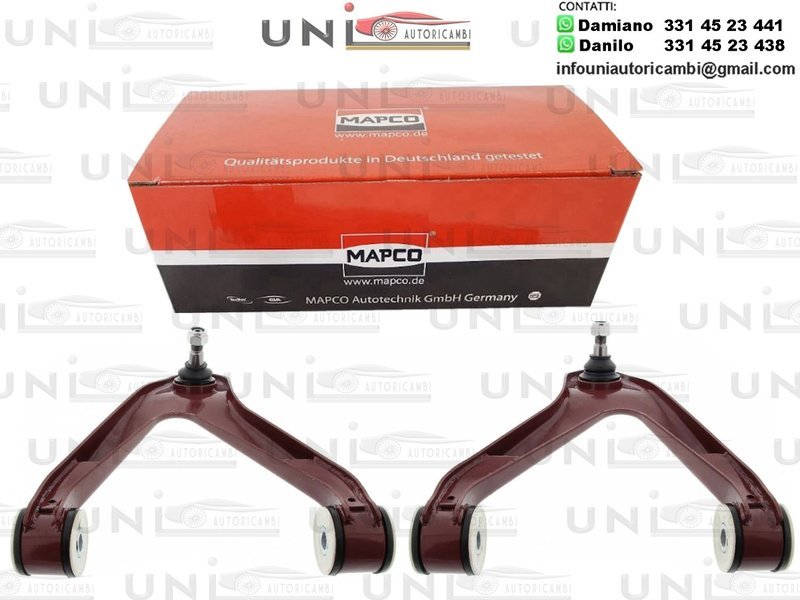 Kit Bracci Anteriore Oscillanti 2 Pezzi Mapco Rinforzato Iveco Daily III, Iveco Daily​ IV, Iveco Daily​ V da 1999 a -