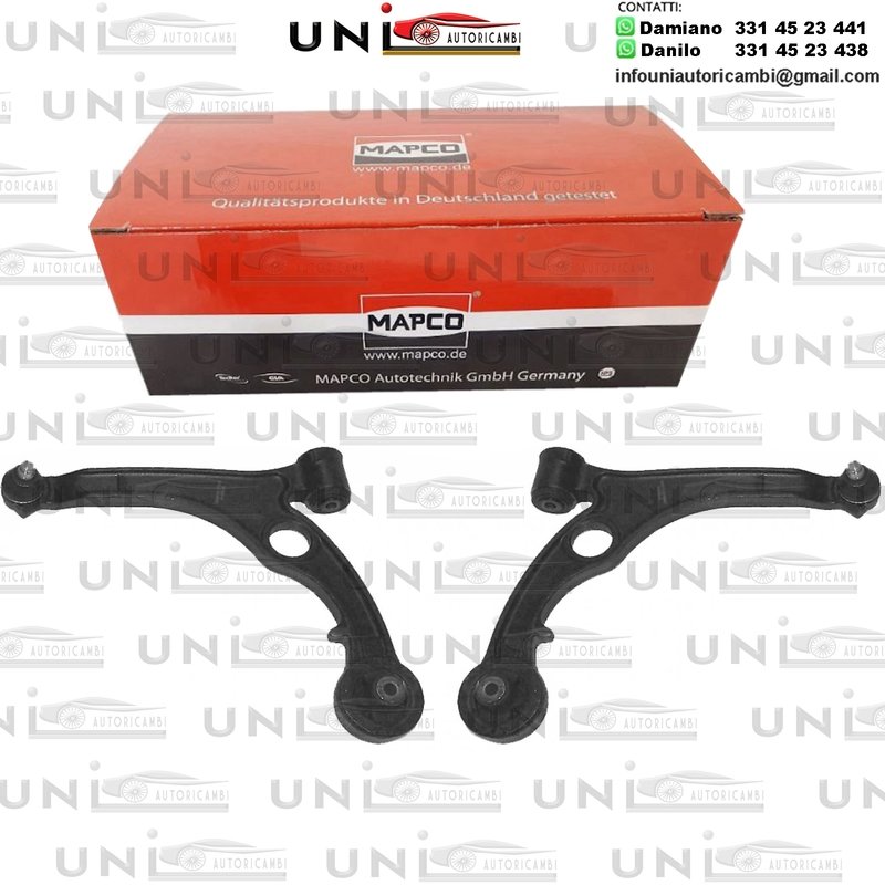 Kit 2 Bracci Anteriore Oscillanti 2 Rinforzati Mapco Fiat Stilo (192)​ da 2001 / Multi Wagon (192)​ da ​2003