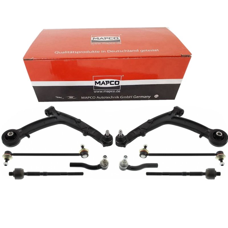 Kit 8 Bracci Anteriori Oscillanti RINFORZATI Mapco Fiat Panda , Panda Van