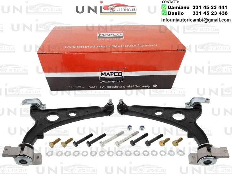 Kit 2 Bracci Anteriore Oscillanti 2 Pezzi Mapco Rinforzato FIAT MULTIPLA / LANCIA LYBRA, LYBRA SW 1.6-2.4D 04.99-06.10