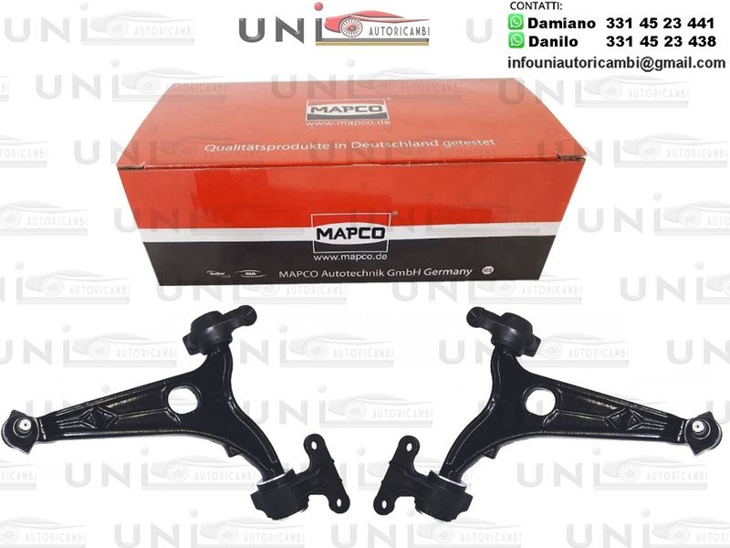 Kit 2 Bracci Anteriori Oscillanti Pezzi Mapco Citroë​n C8 da 2002/Fiat Ulysse da 2002/Lancia Phedra da 2002/Peugeot 807 da 2002 a -