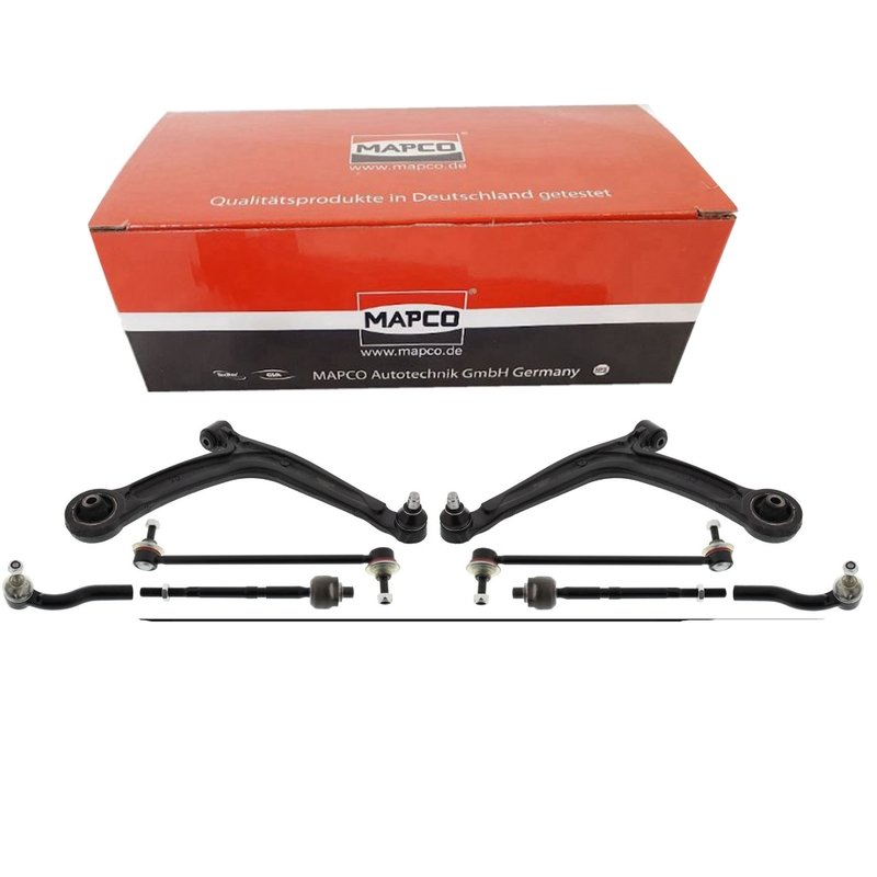 Kit 6 Bracci Oscillanti Anteriori RINFORZATI Mapco Abarth 500 / 595 da 2008 / Fiat 500​ da 2007​ / Ford KA da 2008