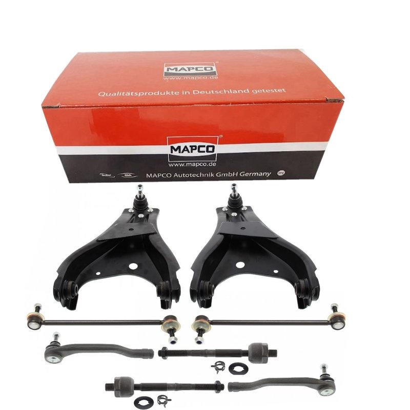 Kit 8 Bracci Anteriori Oscillanti RINFORZATI Mapco Dacia Duster da 2010​ a -
