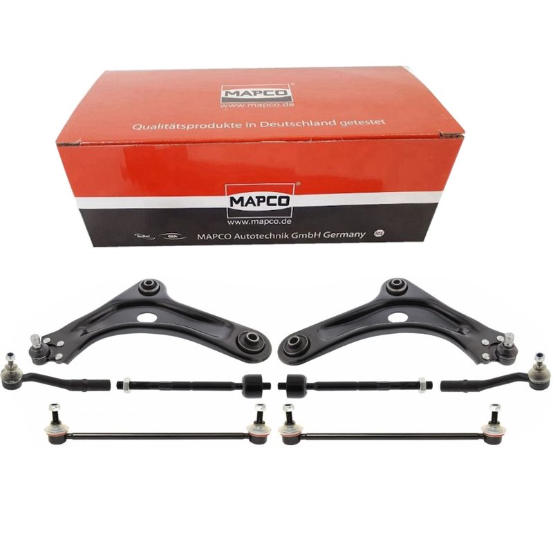 Kit 8 Bracci Anteriori Oscillanti Rinforzati Mapco Citroën ​C3 I​ da 2009 / Citroën ​C3 I​I da 2009 / Citroën​ DS3 da ​2009 / Citroën​ DS3​ Cabriolet​ da 2013
