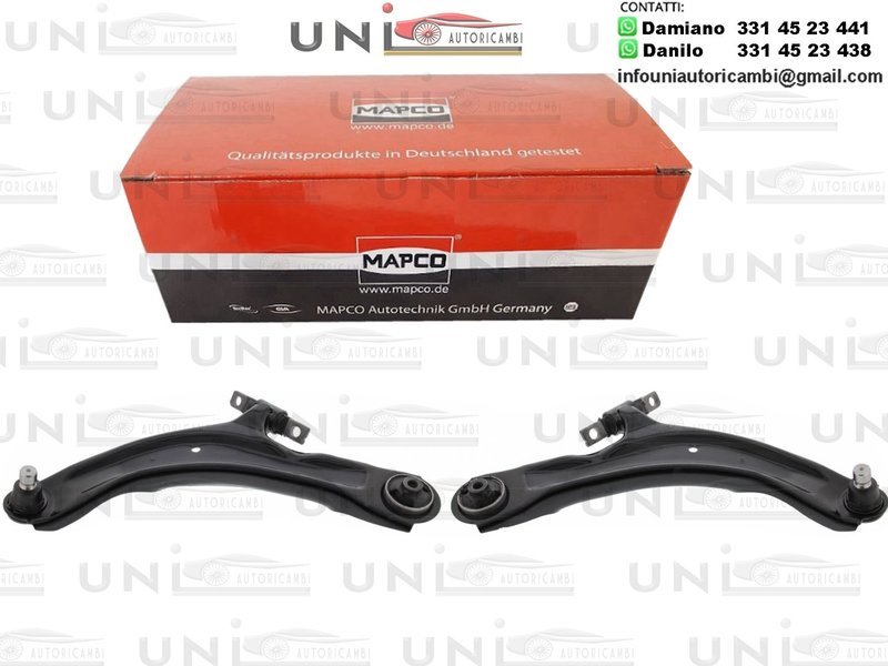 Kit 2 Bracci Anteriori Oscillanti Pezzi Mapco Nissan Qashqai / Qashqai​ +2 I da 2007 / Nissan​ X-Trail )da 2007 / Renault Koleos​ da 2008​