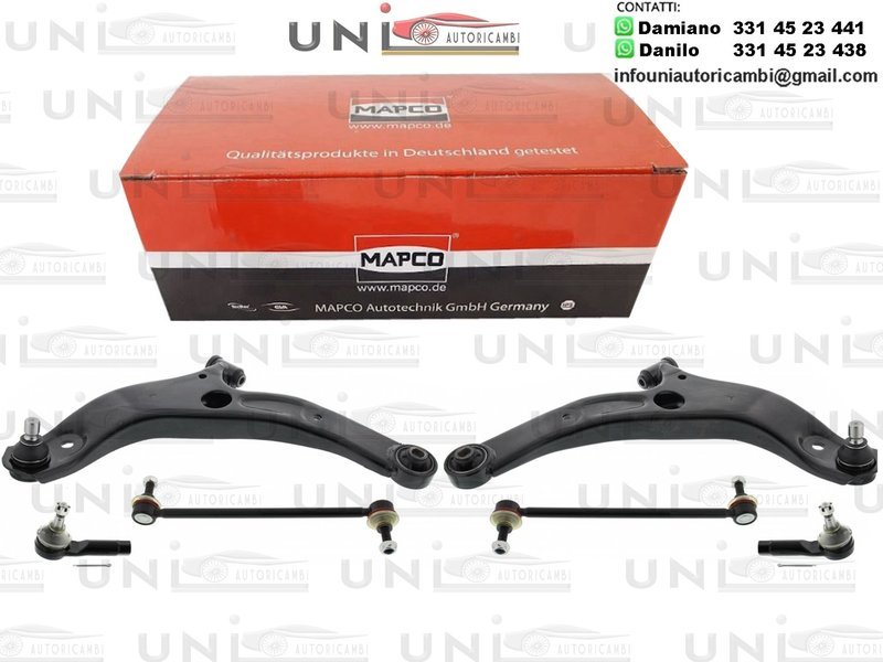 Kit 6 Bracci Oscillanti Anteriori Rinforzati Mapco Mazda Premacy (CP)​ da 1999