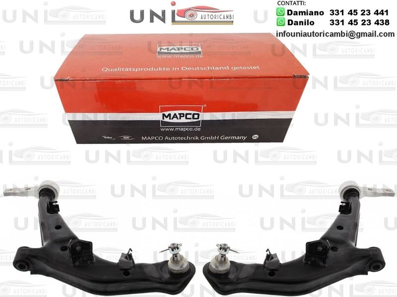 Kit 2 Bracci Anteriori Oscillanti Pezzi Mapco Nissan Primera / Hatchback / Traveller​ da 2002​