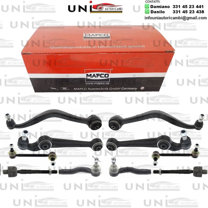 Kit 10 Bracci Anteriore Oscillanti Rinforzati Mapco Mazda 6 / Hatchback​ / Station Wagon da ​2002