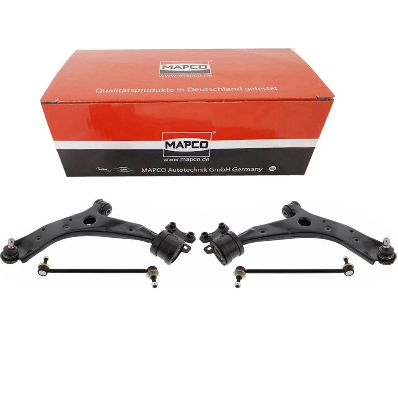 Kit 4 Bracci Anteriori Oscillanti Rinforzati Mapco Mazda 3 da 2003 / Tre volumi da 2004 / Mazda 5 da 2005​