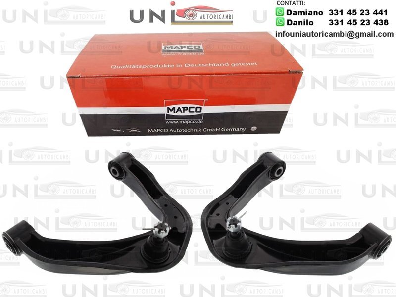 Kit 2 Bracci Anteriori Oscillanti RINFORZATI Mapco Nissan NP300​ Navara (D40)​ da 2005 ​/ Pianale piatto/Telaio​ (D40)​ da 2010​ / Nissan​ Pathfinder III (R51)​ da 2005​