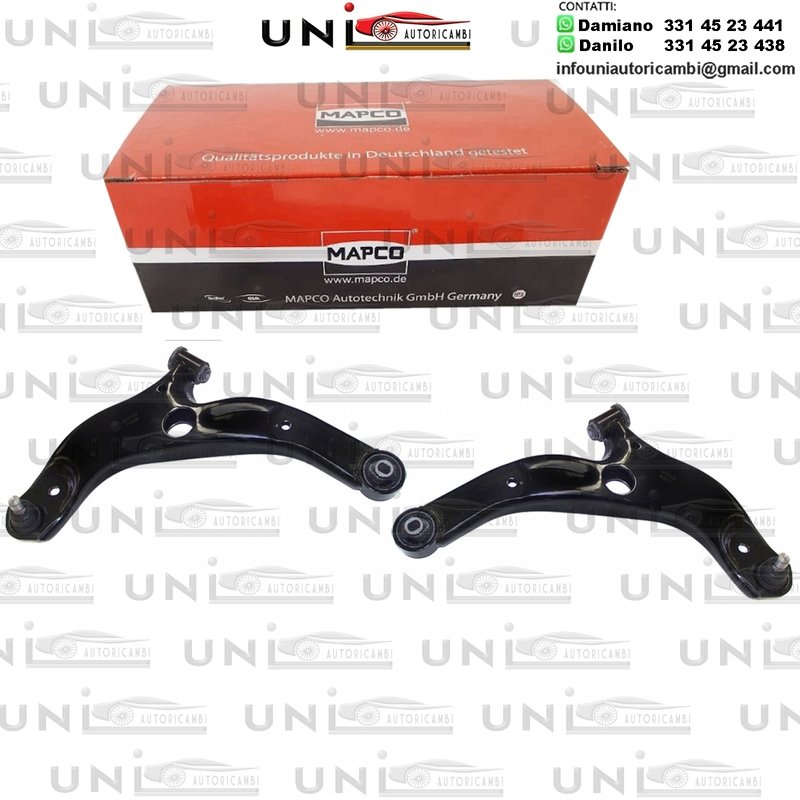 Kit 2 Bracci Anteriori Oscillanti RINFORZATI Mapco Mazda ​323 F VI (BJ)​ da 1998 / ​Mazda ​​323 S VI (BJ)​ da 1998