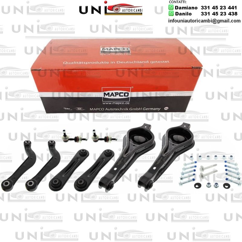 Kit riparazione, Sospensione ruota Assale posteriore bilaterale Rinforzati FORD MONDEO III 1.8-3.0 10.00-03.07