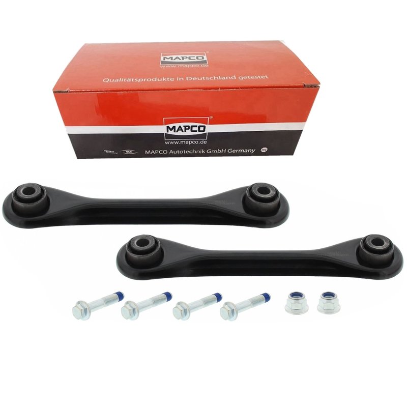 Kit 2 Bracci Posteriori Oscillanti RINFORZATI Mapco Ford C-Max da 07 Focus (DAW DBW, DNW, DFW) ​da 98 / Focus​ C-MAX​ da 03 / Focus​ II da 04 / Kuga I 08 / Mazda 3 da 03 / Mazda​ 5 da 05 / Volvo da 04