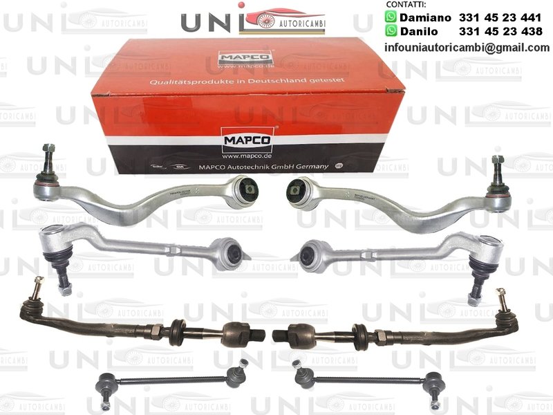 Kit 8 Bracci Anteriori RINFORZATI Mapco BMW 5 (E39)​ da 1995 / BMW 5 Touring (E39)​ da 1997