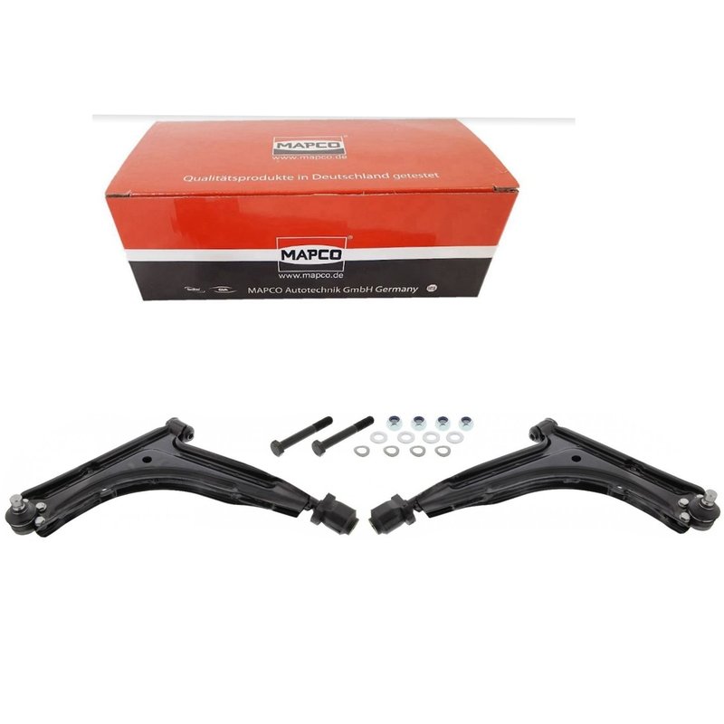 Kit 2 Bracci Anteriori Oscillanti Pezzi Mapco VW Caddy I (14) da 1982/Golf I (17)​ da 1974/Golf​ I Cabriolet (155)​ da 1979/Jetta I (16)​ da 1978/Scirocco (53)​ da 1974/Scirocco​ (53B)​ da 1980