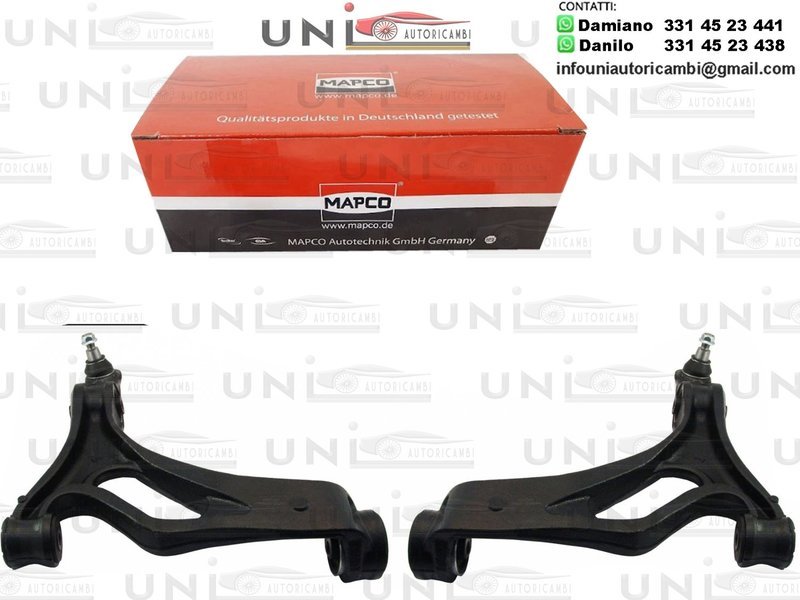 Kit 2 Bracci Anteriori Oscillanti RINFORZARTI Mapco Porsche Cayenne (9PA)​ da 2002 / ​VW Touareg (7LA, 7L6, 7L7)​ da 2002