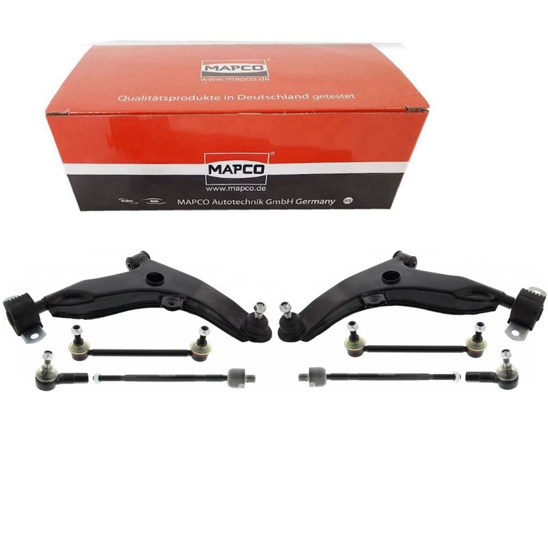 Kit 8 Bracci Anteriori Oscillanti RINFORZATI Mapco Germany Volvo S40 I (VS)​ da 1995 / Volvo​ V40 Station wagon (VW)​ da 1995