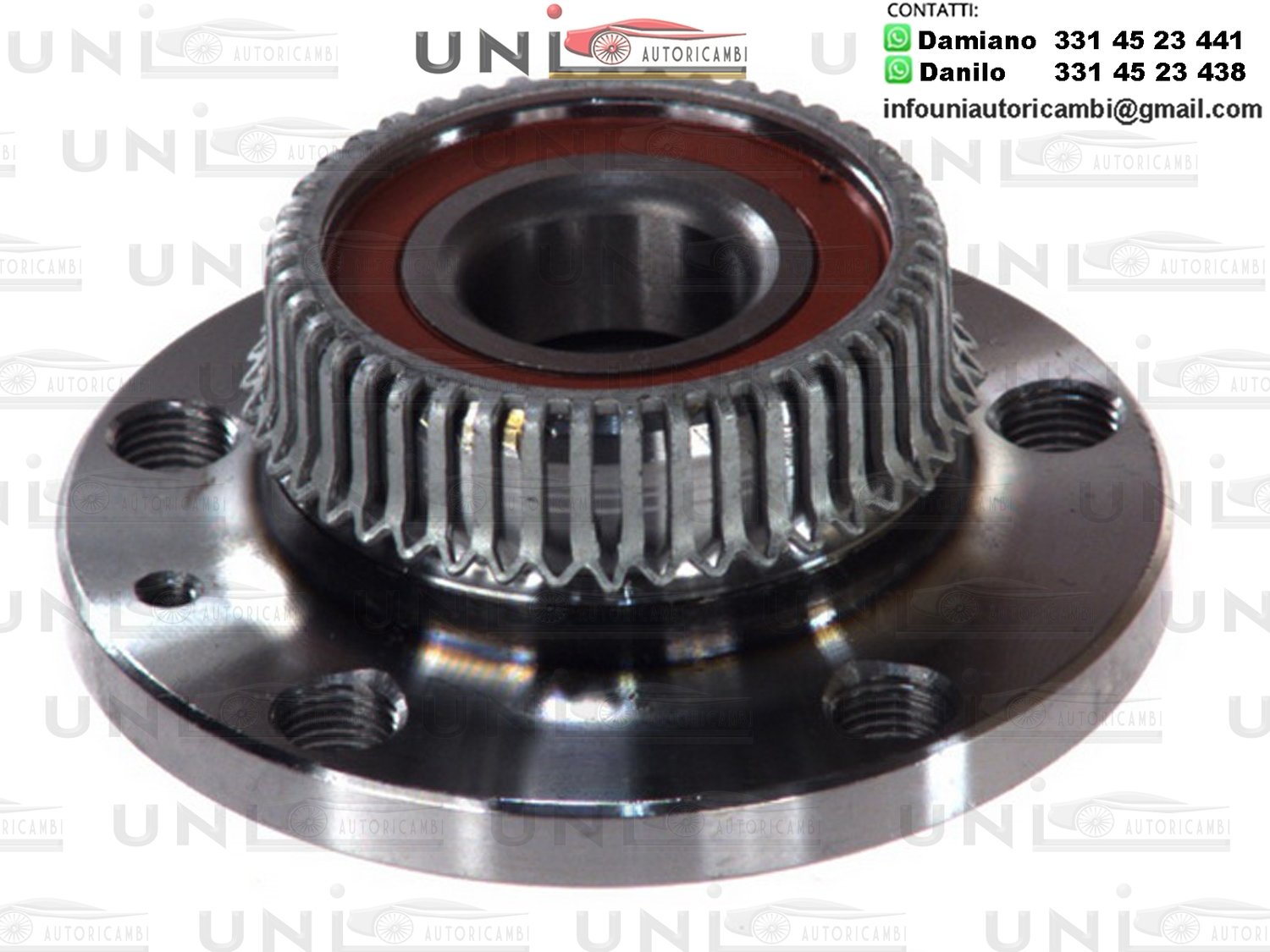 Kit cuscinetto ruota posteriore (con mozzo) AUDI A3, TT; SEAT LEON, TOLEDO II, TOLEDO IV; SKODA OCTAVIA I, ROOMSTER, ROOMSTER PRAKTIK; VW BORA, GOLF IV, NEW BEETLE 1.2-2.5 09.96-