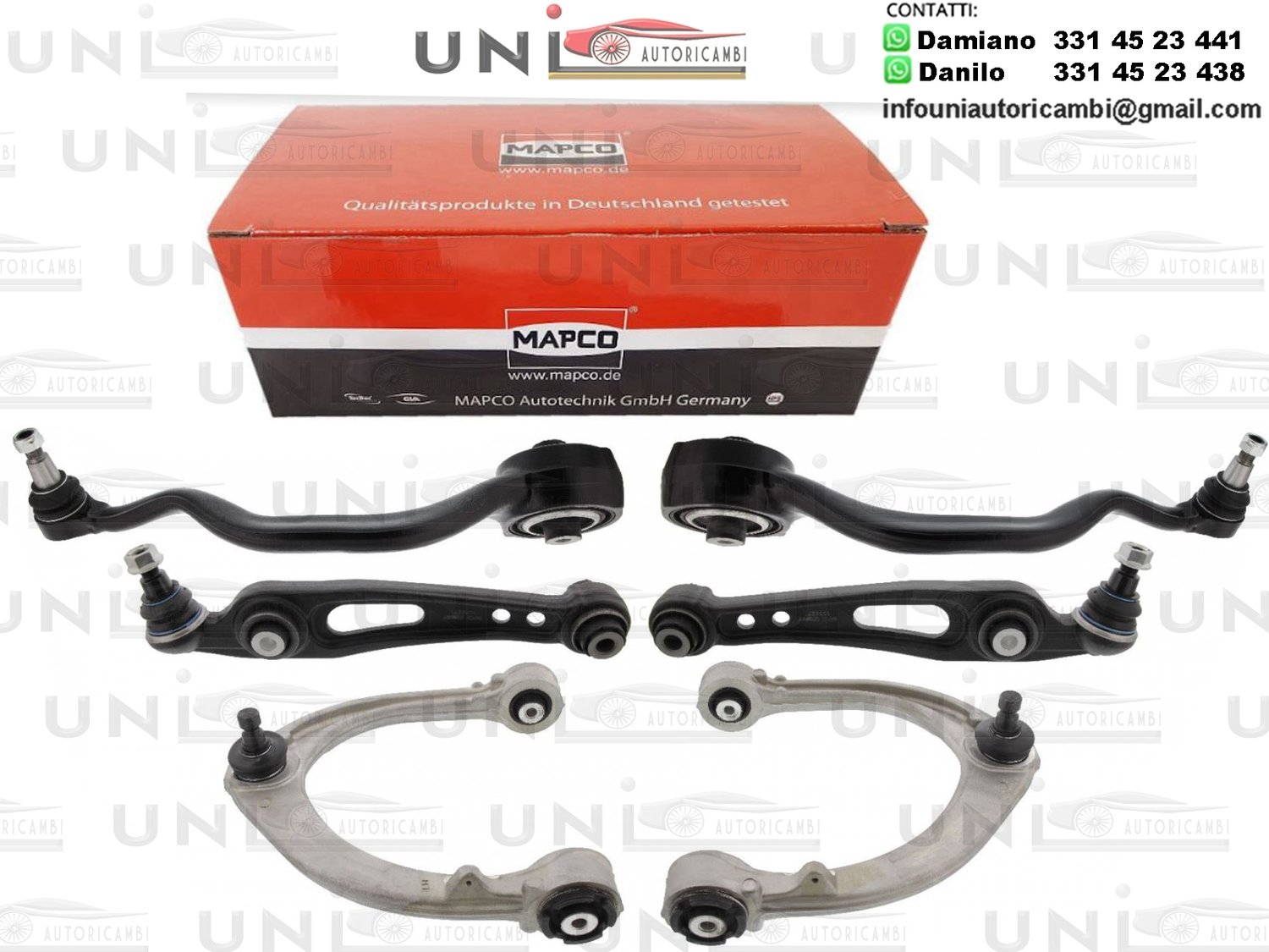 Kit 6 Bracci Anteriori Oscillanti LAND ROVER RANGE ROVER IV da 2006 a 2015