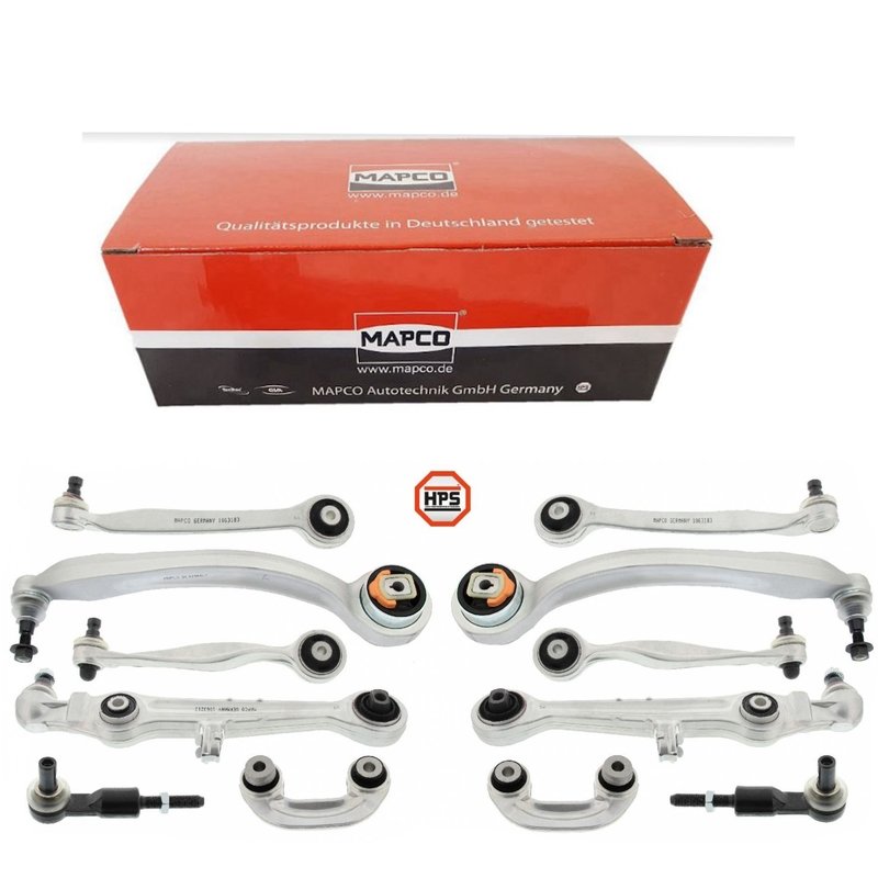 Kit 12 Bracci Anteriori Oscillant RINFORZATI Mapco Audi A4 da 1994 / Audi​ A6 da 1997 / Skoda Superb (3U4)​ da 2001 / VW Passat da 1996