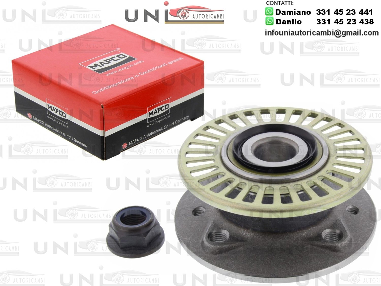 Kit Cuscinetto Ruota Assale Ant. / Post. Bilaterale / Dacia Logan da 2004 / Renault Espace II da 1991 / Renault Megane Scenic da 1998