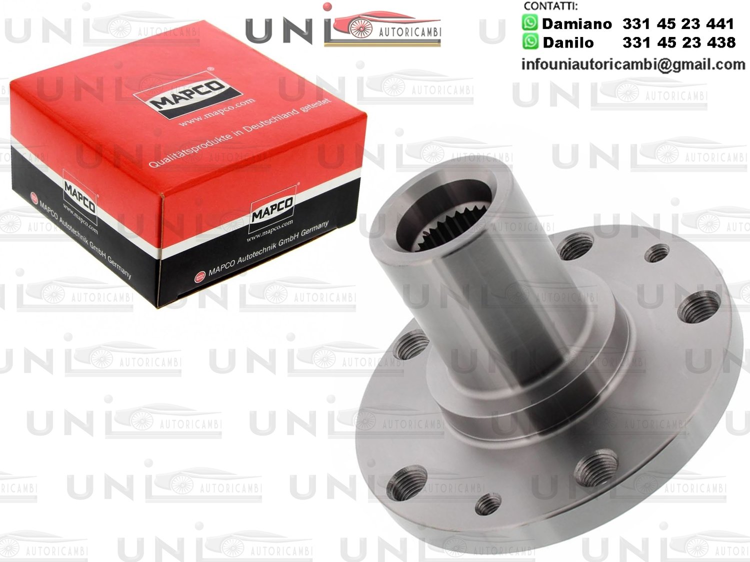 Kit 1 Cuscinetto Ruota Anteriore Bilaterale Mapco Germany  / Citroë​n Jumper Autobus da 1994 / Fiat Ducato Autobus da 1994 / Peugeot Boxer Autobus da 1994