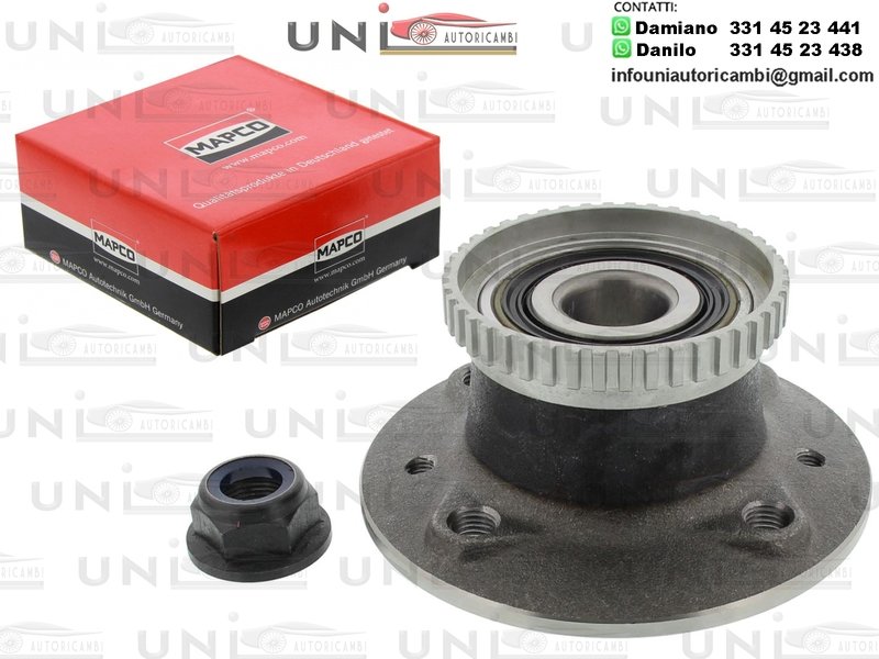 Kit Cuscinetto Ruota Assale Posteriore Bilaterale / Renault Megane I Grandtour da 1999 / Renault Megane Scenic da 1996 / Renault Scé​nic I da 1999