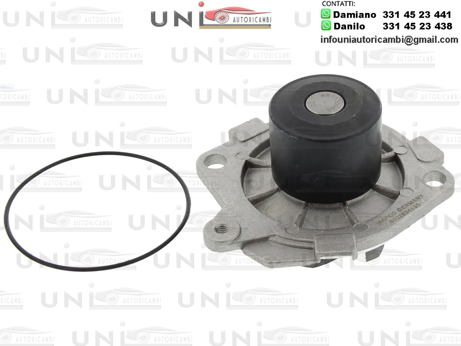 Pompa acqua per ALFA ROMEO	145 146 147 156 / SW 159 / SW 166 FIAT BRAVA BRAVO I II PUNTO 188 / VAN LANCIA LYBRA OPEL VECTRA