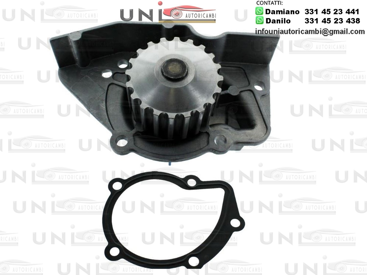 Pompa acqua per CITROEN C15, EVASION, JUMPER, JUMPY, XANTIA, XM, ZX; FIAT DUCATO, SCUDO, ULYSSE; LANCIA ZETA; PEUGEOT 205 II, 306, 306 /, 405 II, 406, 605, 806, BOXER, EXPERT 1.7D-2.1D 07.86