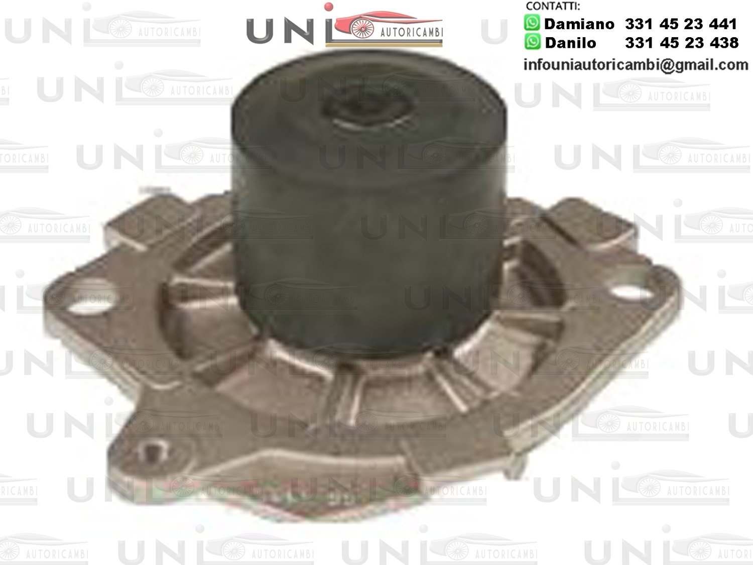 Pompa acqua per ALFA ROMEO 145, 146, 147, 156, 159, 166; FIAT BRAVA, BRAVO I, BRAVO II, CROMA, DOBLO, GRANDE, IDEA, MAREA, MULTIPLA, PALIO, PUNTO, SEDICI, STILO, STRADA 1.9D/2.4D 08.94-CITROEN C2, C3
