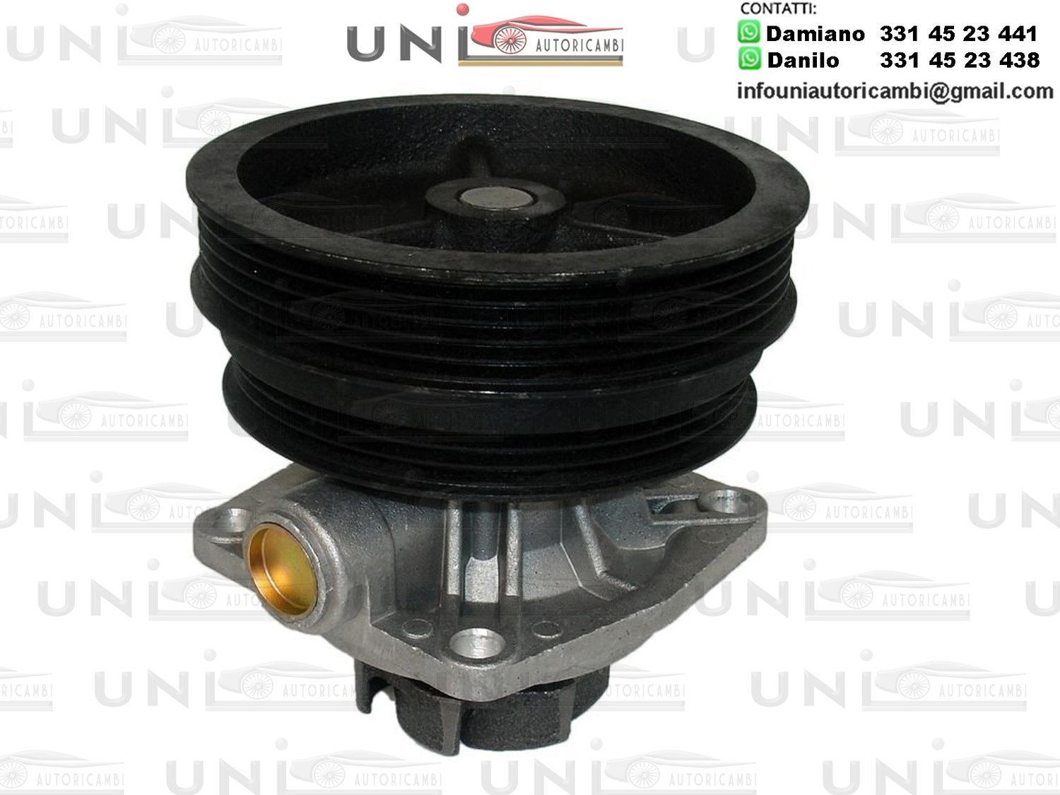 Pompa acqua per FIAT BRAVA, BRAVO I, DOBLO, DOBLO CARGO, MAREA, MULTIPLA, PALIO, STILO; LANCIA DEDRA, DEDRA SW, DELTA II, LYBRA, LYBRA SW 1.6/1.6CNG 10.95-