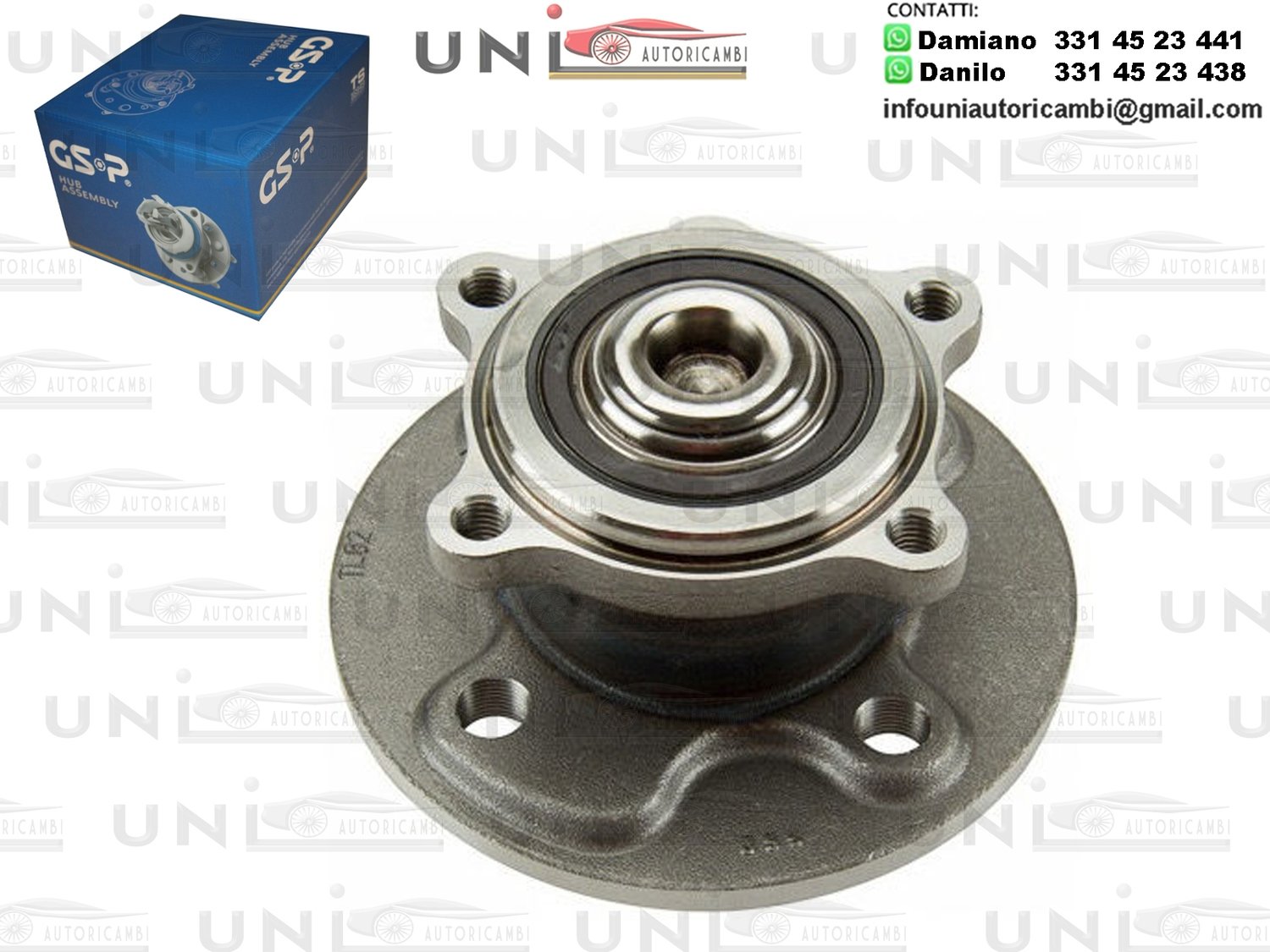 Mozzo Ruota Posteriore GSP - MINI / Cabrio / Cooper / S / John Cooper Works / One / One D /​ (R50, R53, R52​)​ da 2001 a 2007