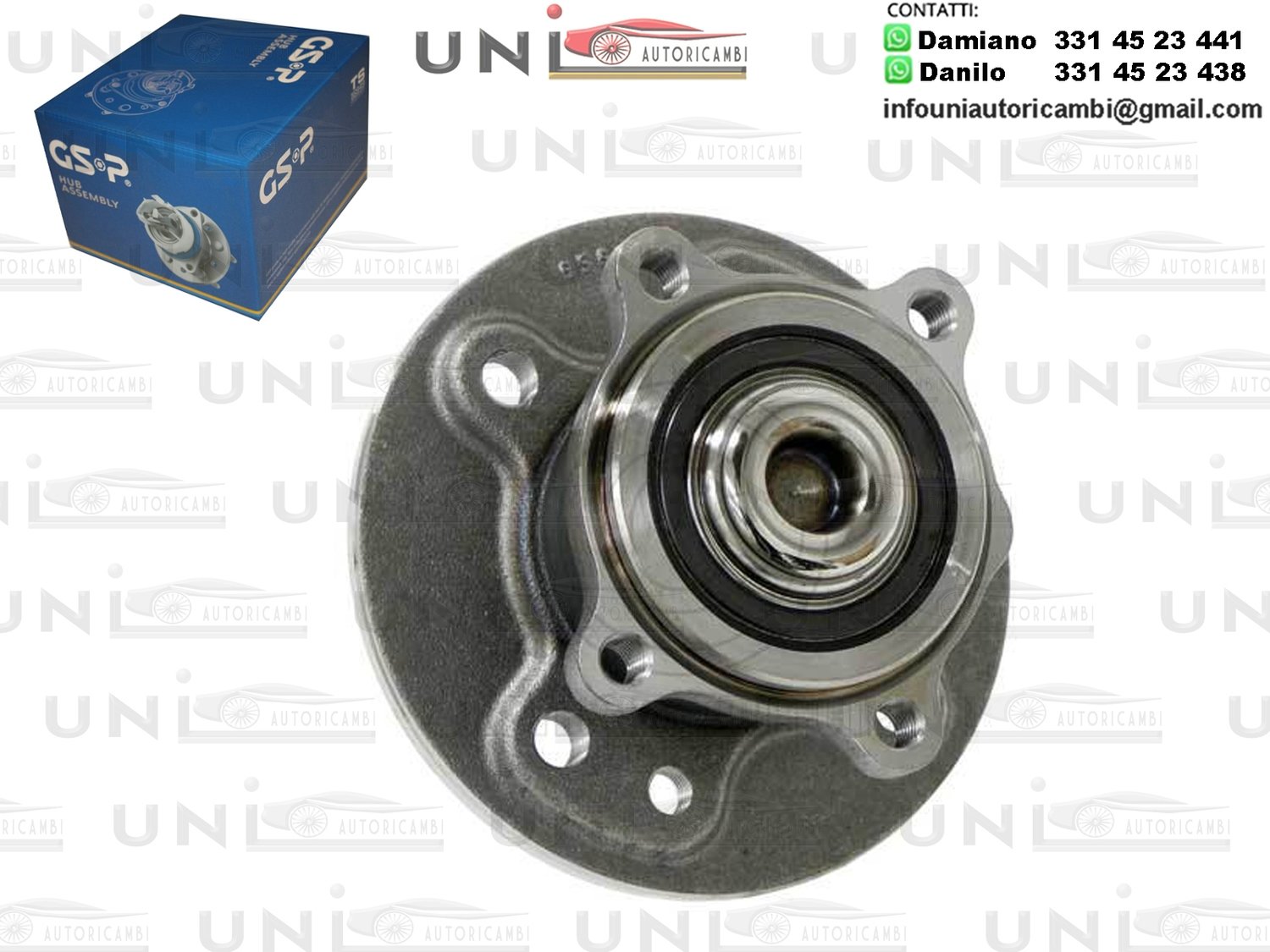 Mozzo Ruota Posteriore GSP MINI MINI / Cabriolet (R50, R53, R52​) ​da 2001 a 207