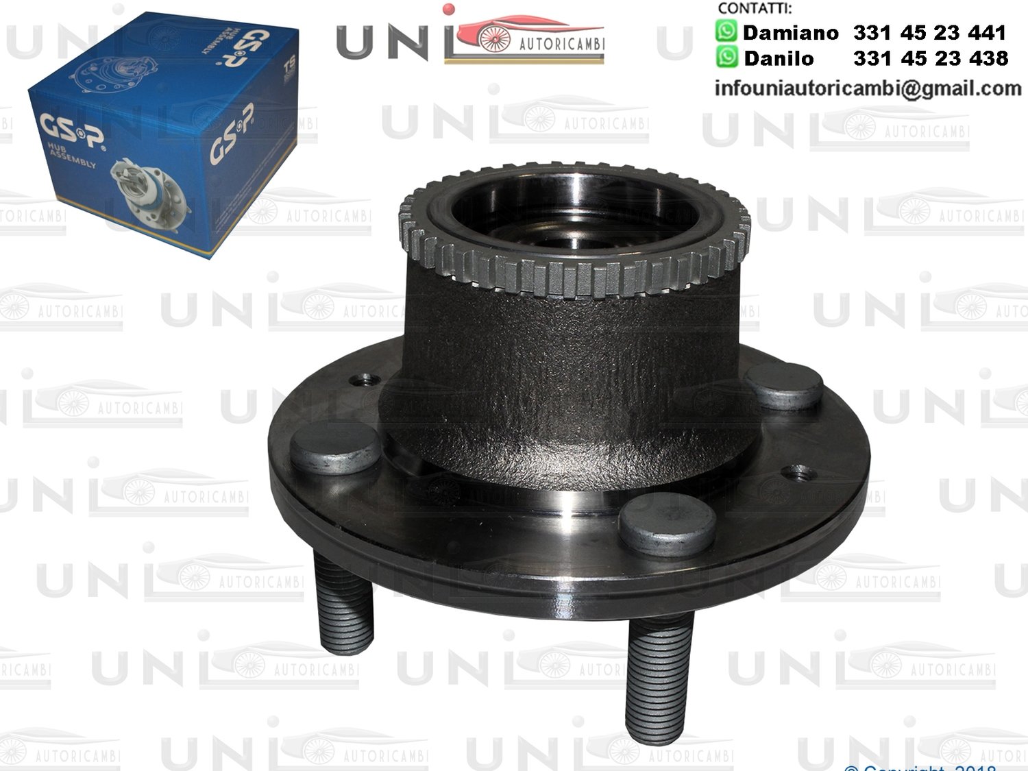 Mozzo Ruota Posteriore GSP Chevrolet Aveo / Kalos Hatchback / Saloon (T200, T250, T255​)​ da 2005 a -