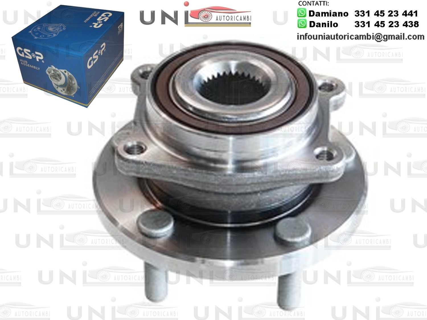 Mozzo Ruota Anteriore GSP Chrysler​ Cirrus (JS) 2.0 CRD​ da 2007 - 2010