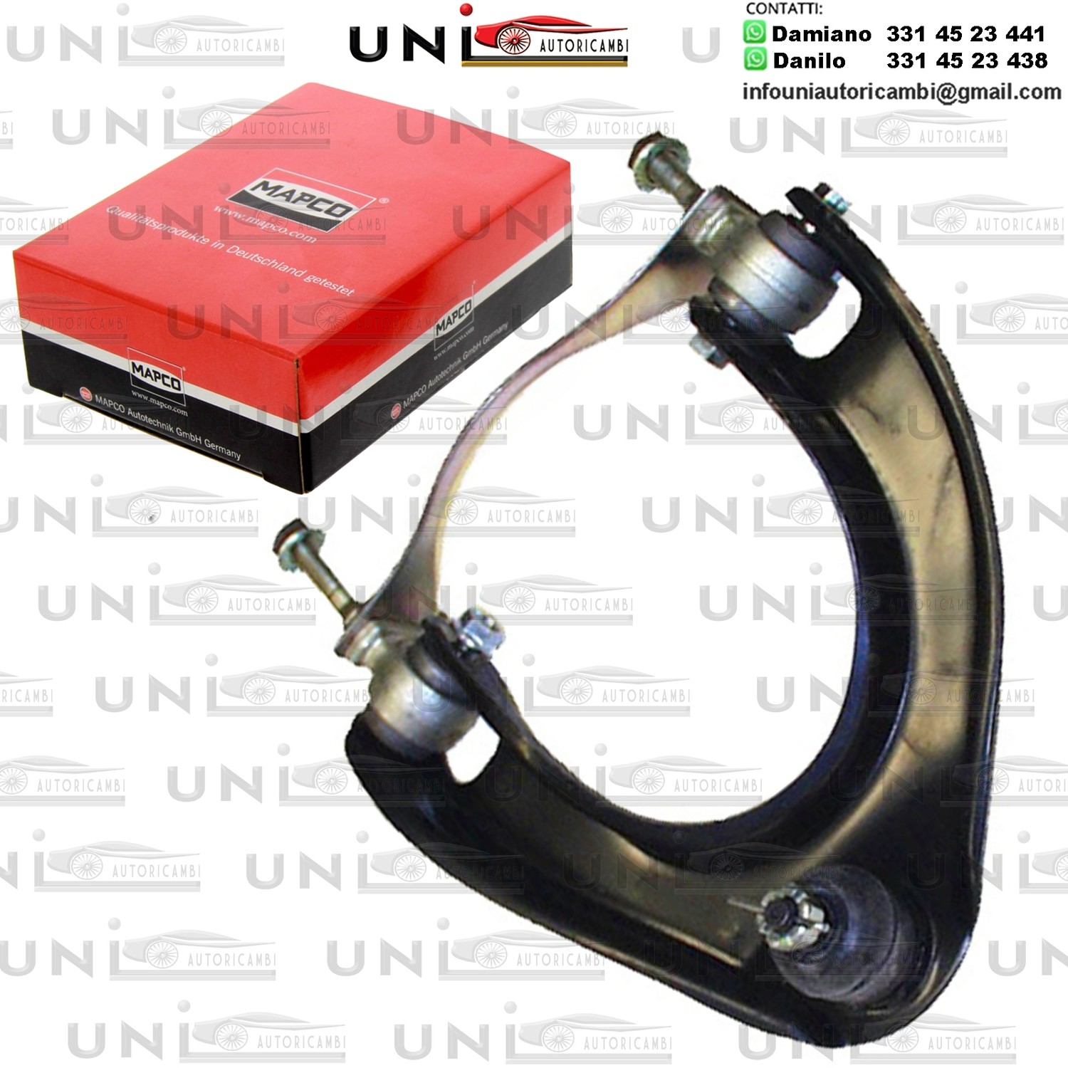 Braccio oscillante anteriore Sinistro Rinforzato HONDA CIVIC II / IV / CRX II