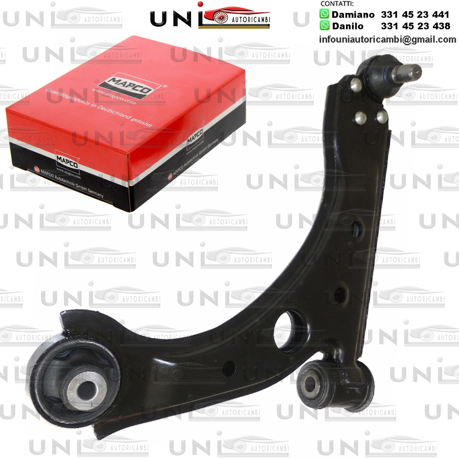 Braccio oscillante Assale anteriore Sinistro Rinforzato FIAT BRAVO II / STILO / STILO Multi Wagon / LANCIA DELTA III