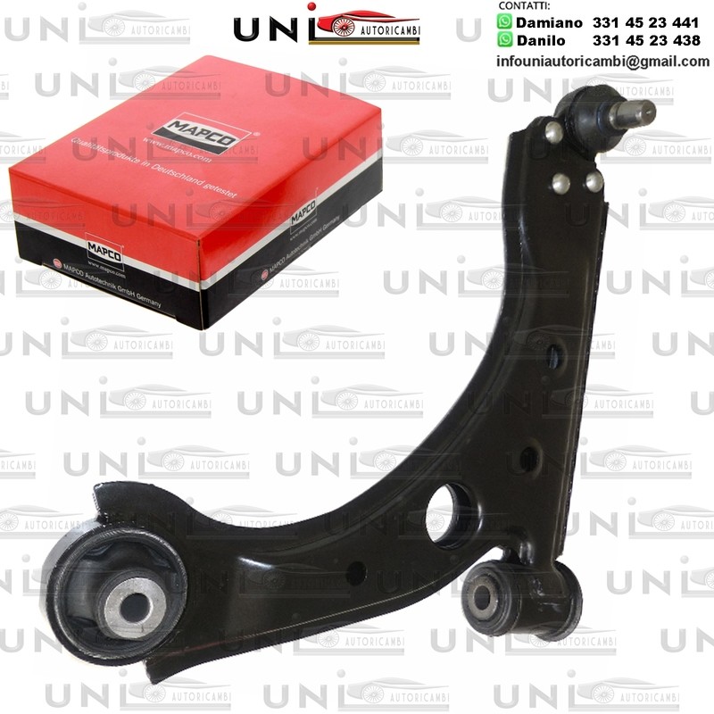 Braccio oscillante Assale anteriore Sinistro Rinforzato FIAT BRAVO II / STILO / STILO Multi Wagon / LANCIA DELTA III