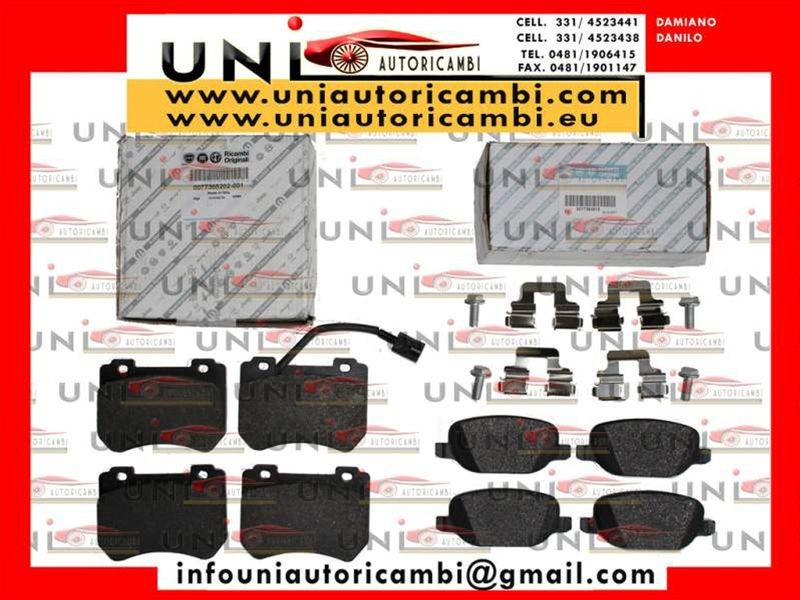 Kit 4X Pastiglie Freno Anteriori e 4X Posteriori Alfa Romeo 159 Sportwagon da 05