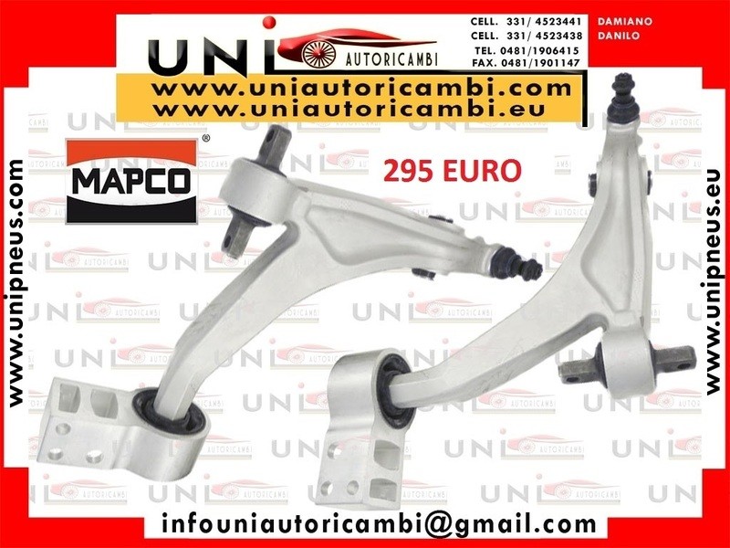 2x BRACCI OSCILLANTI RINFORZATI ANTERIORI SX INFERIORI ALFA ROMEO 159 Brera JTD