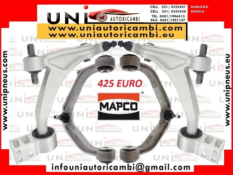 4X BRACCI OSCILLANTI RINFORZATI ANTERIORI Sinistri + Destri ALFA ROMEO 159 939