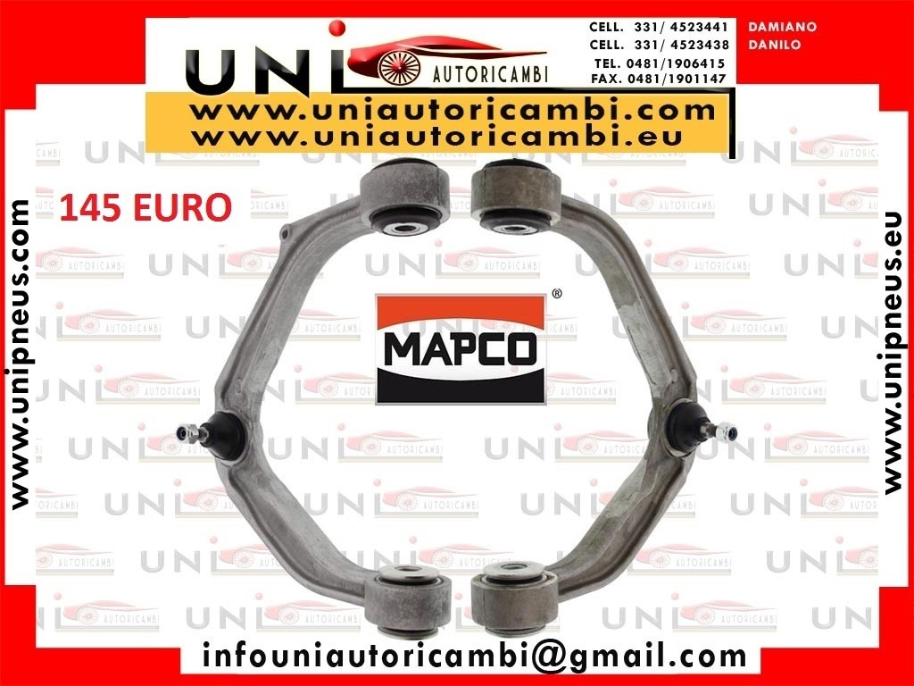 2x BRACCI RINFORZATI TRASVERSALI ANTERIORI SX SUPERIORI ALFA ROMEO 159 Brera