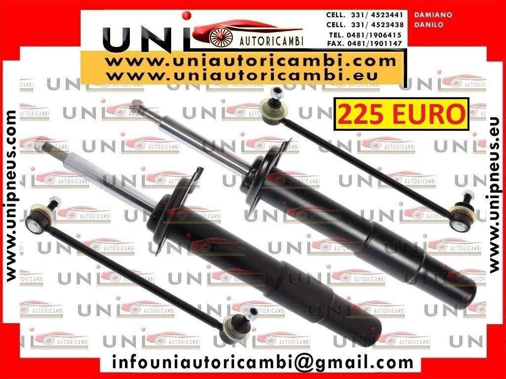 2x Ammortizzatori 2x Biellette Rinforzate BMW Serie 5 E60 E61 Berlina SW 2004-
