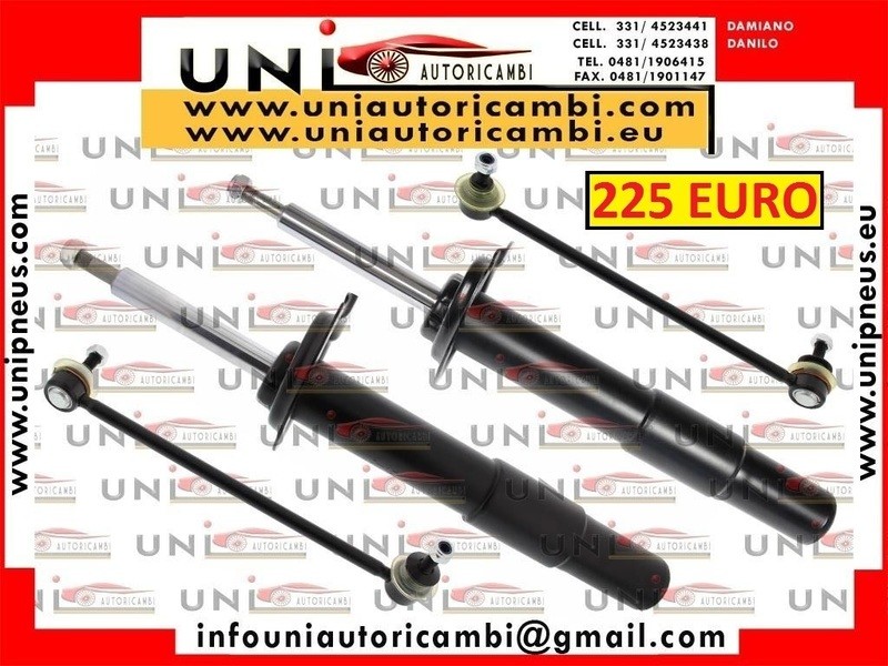 2x Ammortizzatori 2x Biellette Rinforzate BMW Serie 5 E60 E61 Berlina SW 2004-