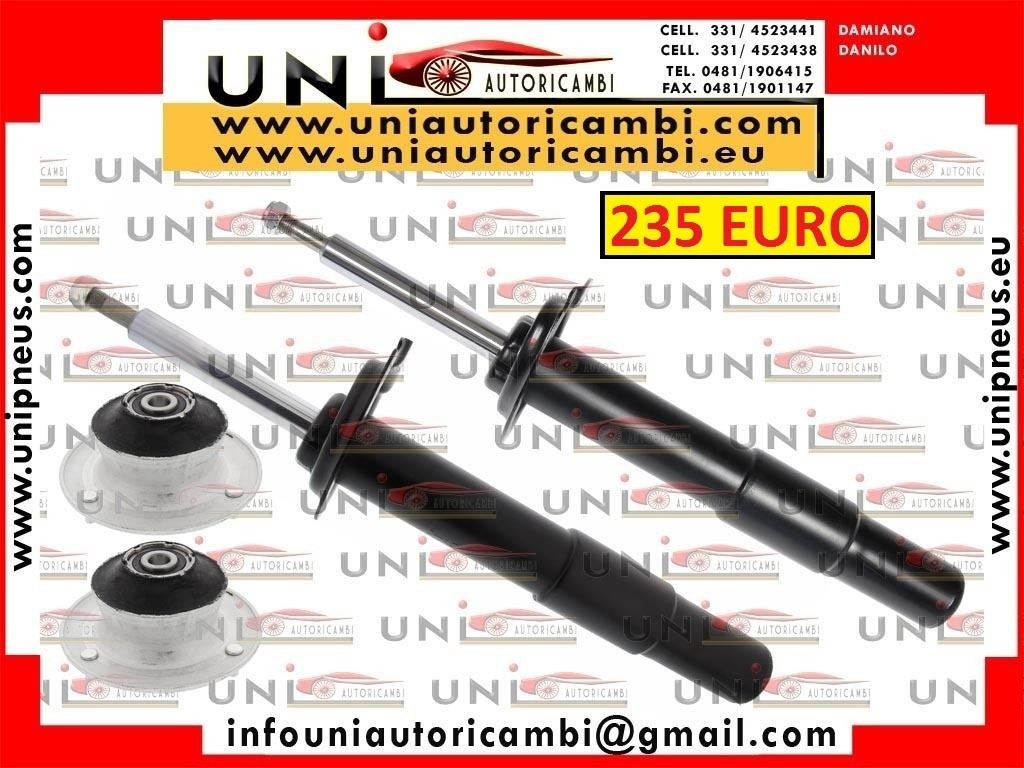 2x Ammortizzatori +Supporti Ammortizzatore BMW Serie 5 E60 E61 TOURING Berlina