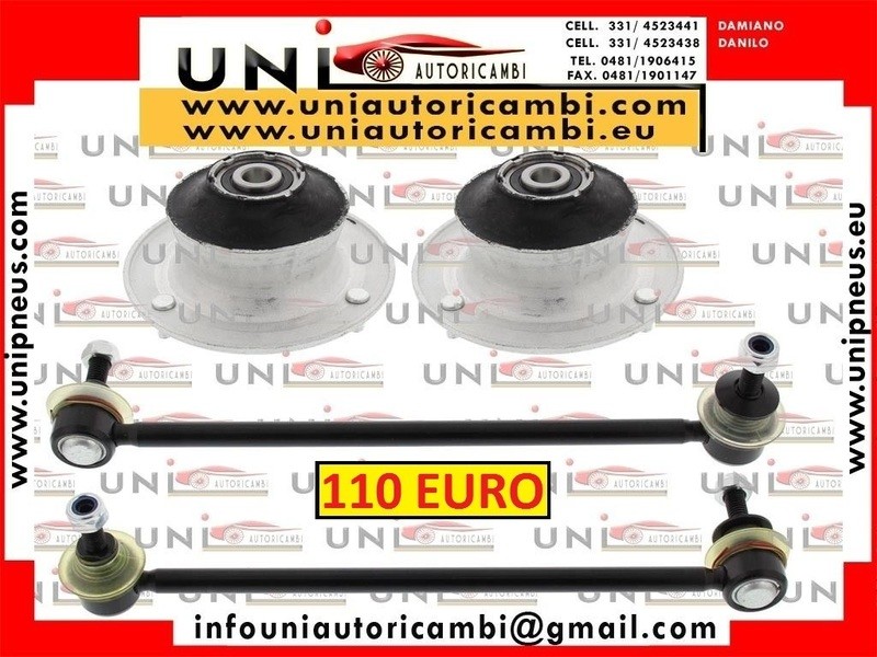 2x Biellette Rinforzate con 2x supporti Anteriori per BMW E60 E61 dal 2004 530D