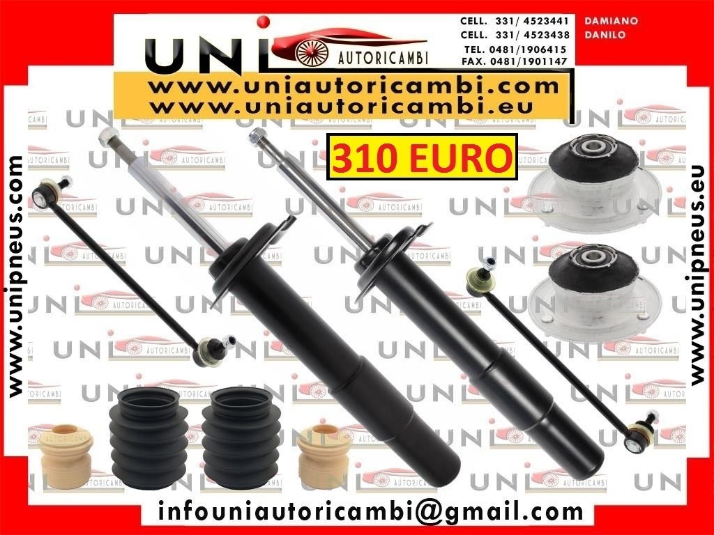 2x Ammortizzatori Anteriori + Supp. Biellette BMW Serie 5 E60 Berlina dal 2004-